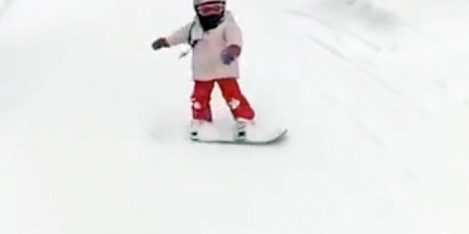 Paityn Jaicee - 3 Year Old Snowboarder