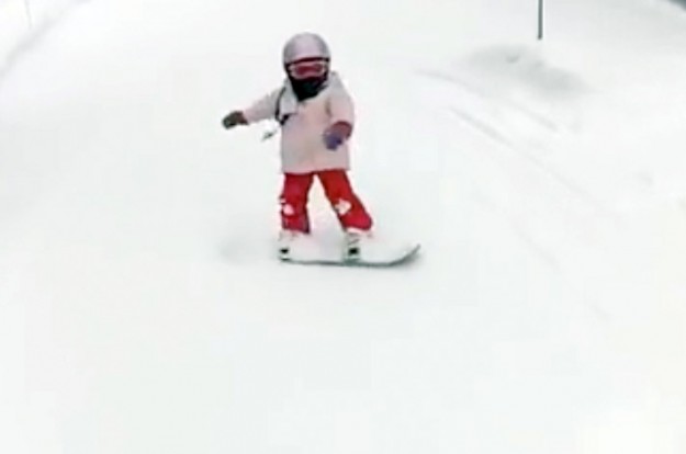 Paityn Jaicee - 3 Year Old Snowboarder